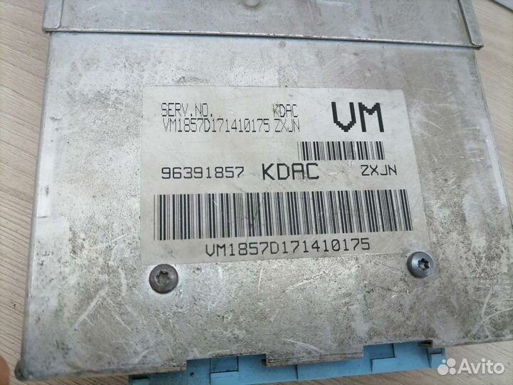 Эбу-мозги Chevrolet Lanos