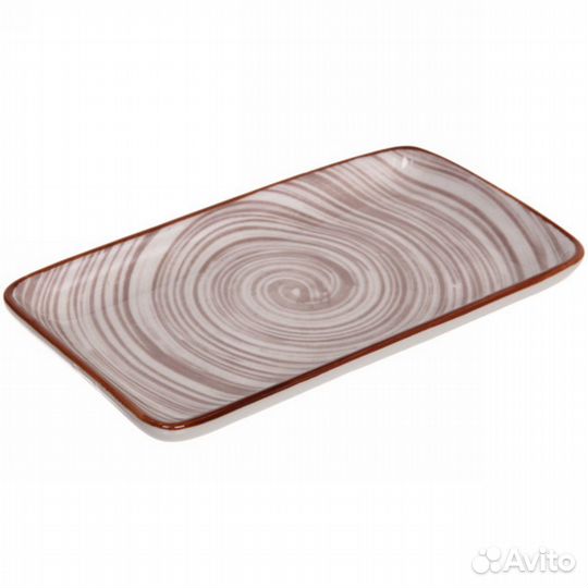 Блюдо керамическое Тоскана, кремовая, 18x9.5x2 см