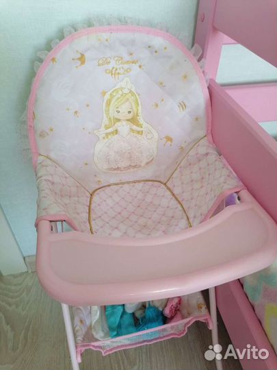 Кукольный стульчик для кормления