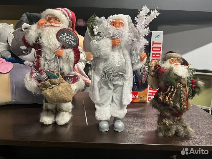Фигурка деда мороза 33 и 50 см новая