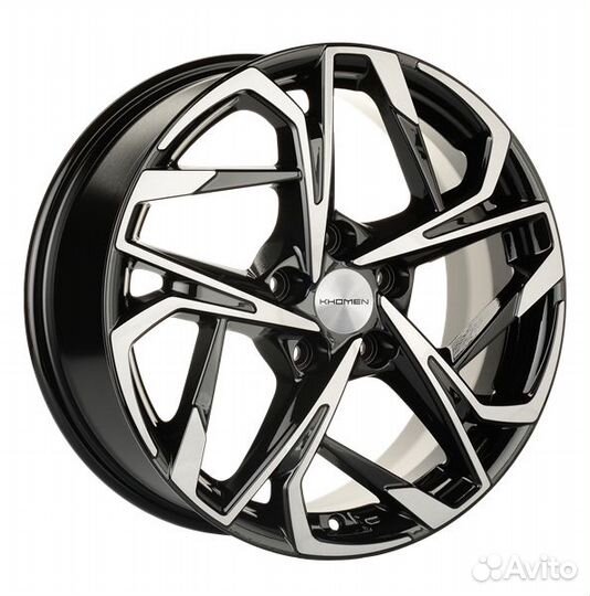 Khomen 1716 : 7x17 5*114.3 Et:40 Dia:57.1 Black-FP