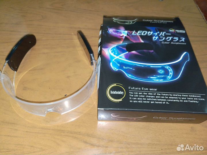 LED кибер очки Новые