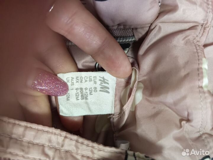 Куртка для девочки 80 86 размер
