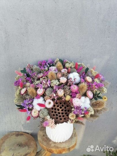 Букет декор сухоцветы