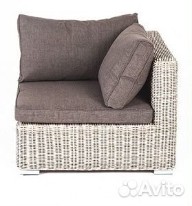 Модуль диванный Лунго угловой с подушками, цвет б