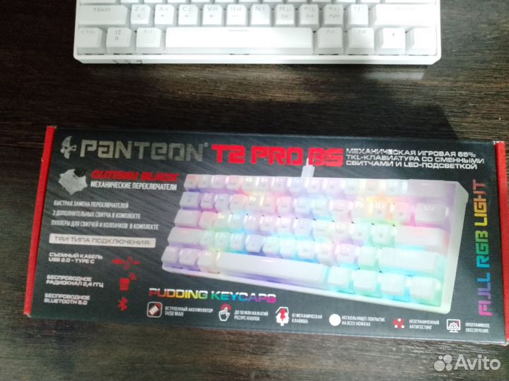 Игровая клавиатура panteon t2 pro bs