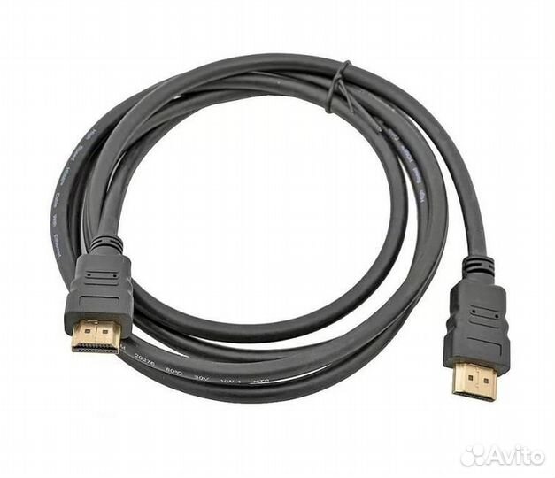 Кабель аудио-видео hdmi,длина 1м,черный