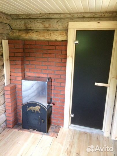 Печь для бани с раздельной моечной/парилкой