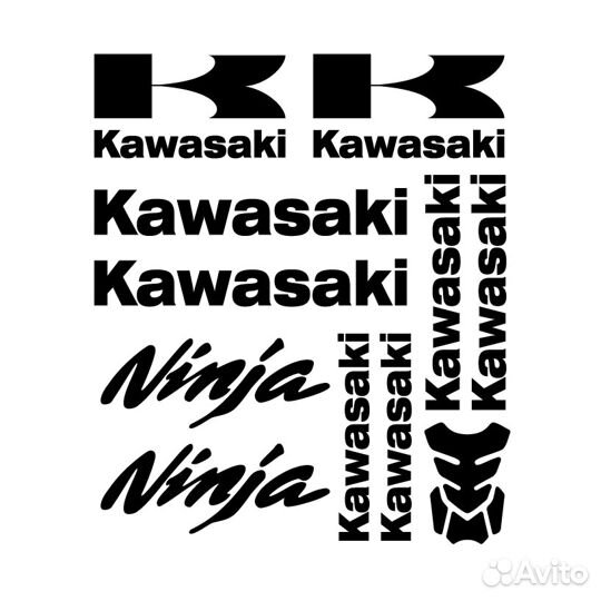 Наклейки Kawasaki Ninja