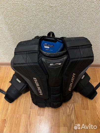 Вратарский нагрудник bauer еlite SR L