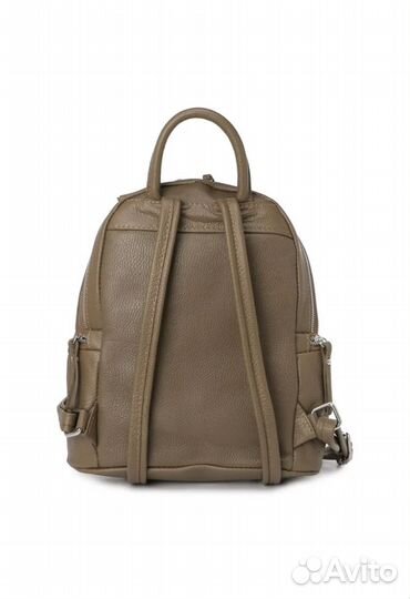 Рюкзак женский Pierre Cardin бежевосерый кожа