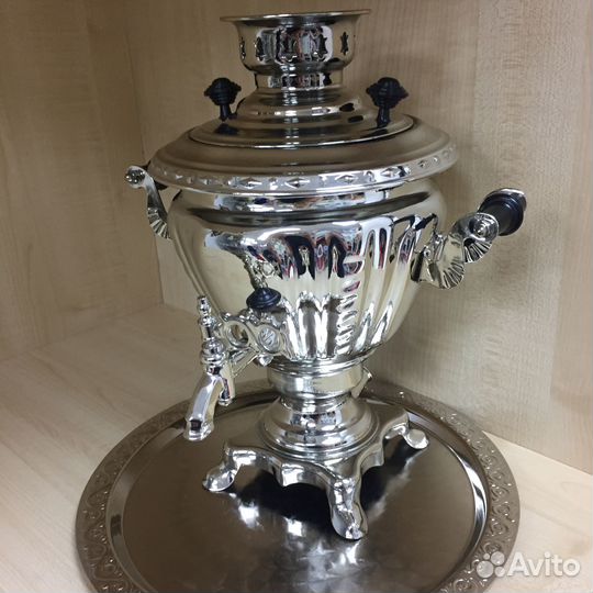 Самовар электрический 2л./поднос