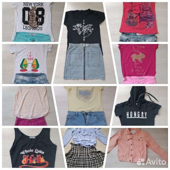 Вещи пакетом на девочку 12-14 лет
