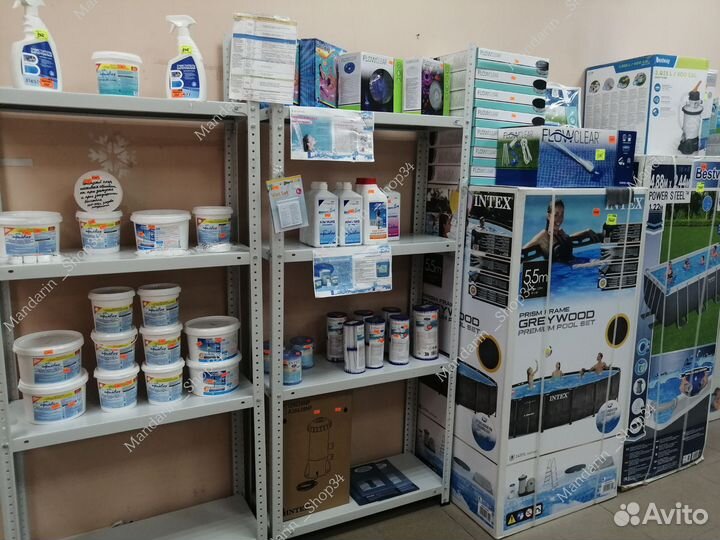 Бассейн каркасный. Склад. Разные размеры