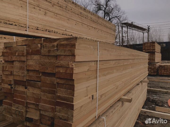 Доски лиственницы камерной сушки 30x150 мм, гарант