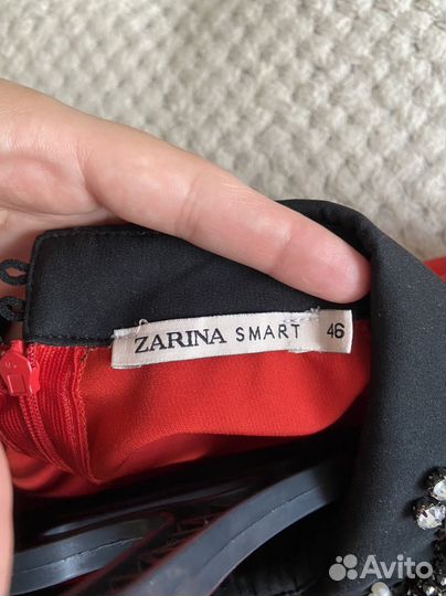 Платье Zarina m красное