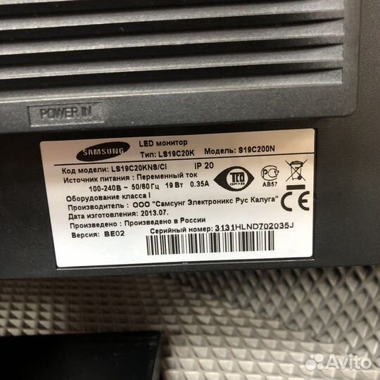 Монитор Samsung S19C200N (48767)