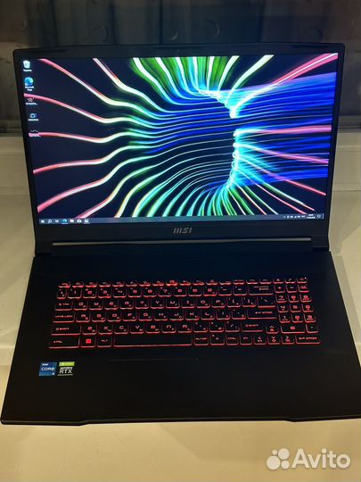 Игровой ноутбук msi RTX 306ядер/144hz/17.3