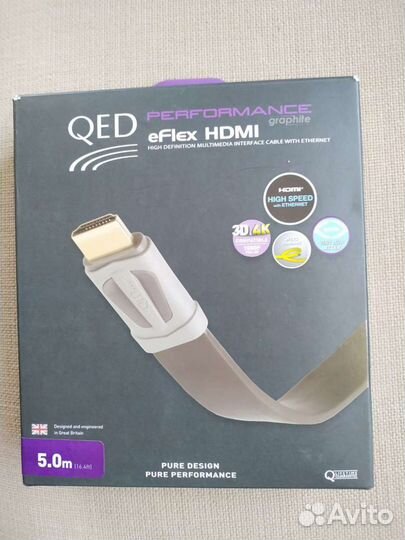 QED 7504 Performance e-flex hdmi 5.0m (graphite)