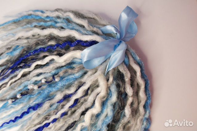 Комплект де дред. безопасные дреды. кудрявые дреды