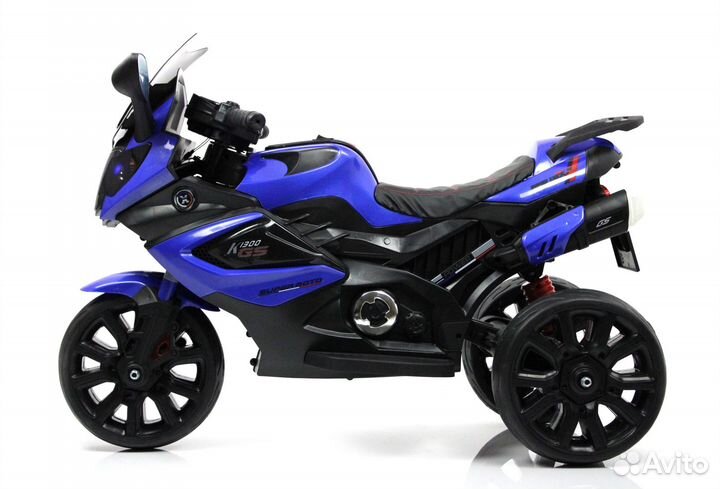 Мотоцикл детский трехколесный электро