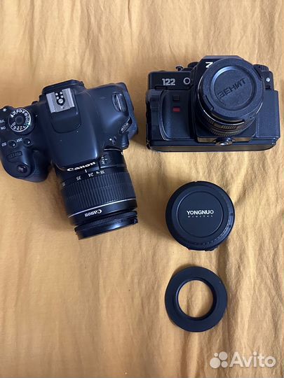Зеркальный фотоаппарат canon 600d + Зенит