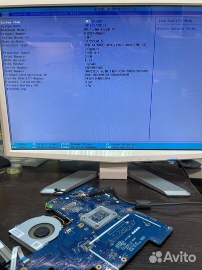 Материнская плата LA-A996P для нр 15-g