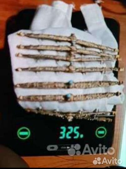 Пояс кемар 18века серебро-позолота