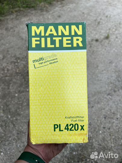 Топливный фильтр mann filter pl420x