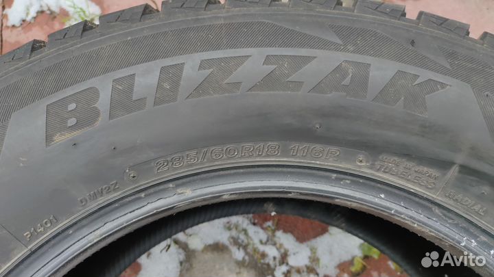 Bridgestone Blizzak DM-V2 285/60 R18 116