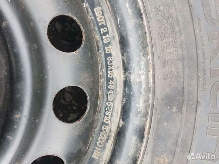 Комплект зимних колес р15 Нокиан Нордман 5