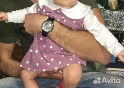 Платье боди для девочки 68р