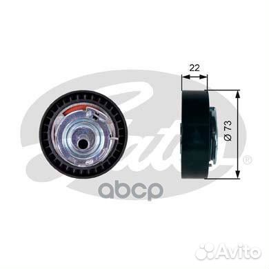 T43225 ролик натяжной ремня грм Renault Logan