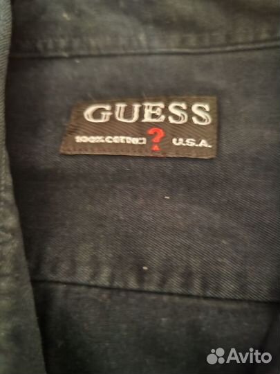 Guess рубашка овершот