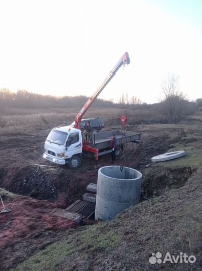 Аренда и услуги манипулятора, стрела 3 т, 8 м, борт 4.5 т, 5 м