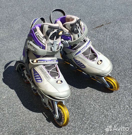 Роликовые коньки раздвижные, р.37-40