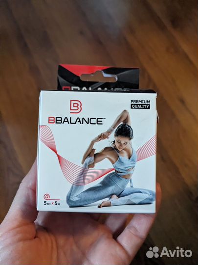 Тейп balance красный новый