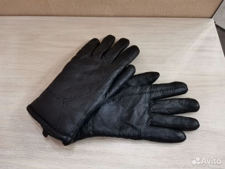 Перчатки женские кожаные
