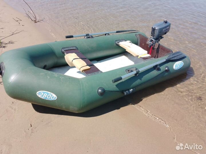 Надувная лодка и мотор