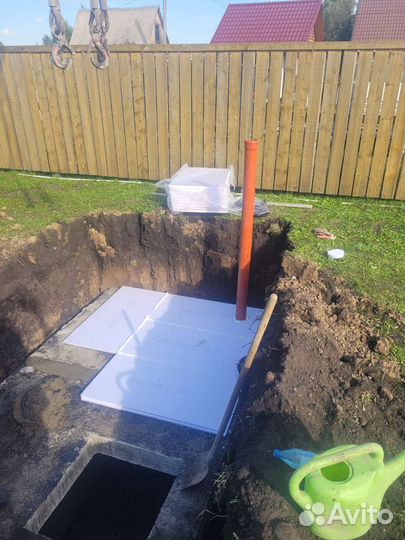 Установка септика погреба под ключ