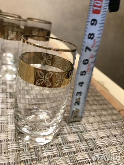 Хрустальные стаканы чехия