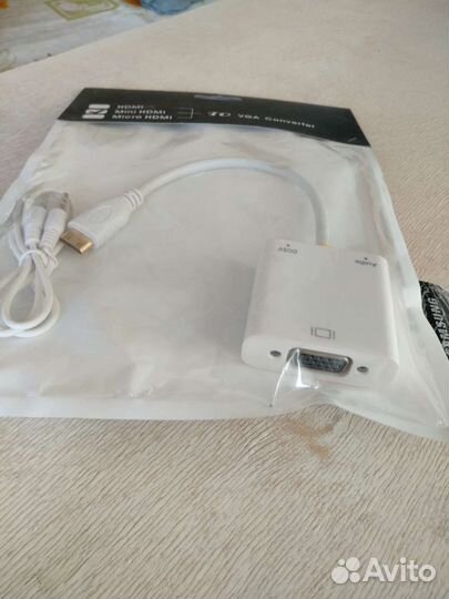 Конвектор Переходник мини hdmi-VGA