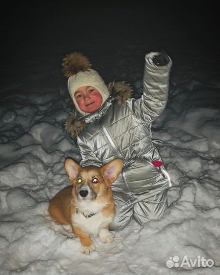 Зимний костюм для девочки 116