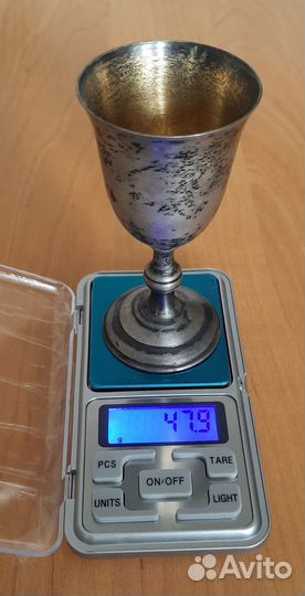 Рюмки серебро парные и одиночные