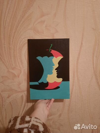 Картина акрилом на холсте