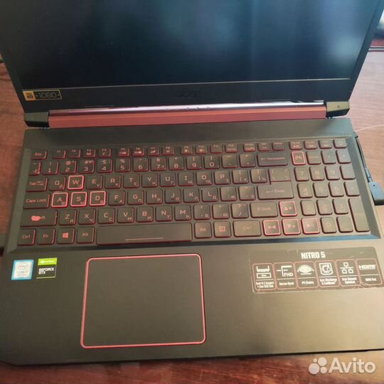 Игровой ноутбук Acer nitro 5 i7 1650