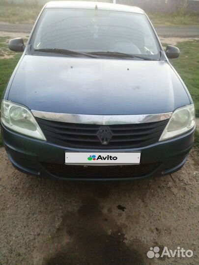 Renault Logan 1.6 МТ, 2012, битый, 262 000 км