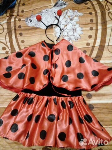 Карнавальный костюм Божья коровка 3-5 лет