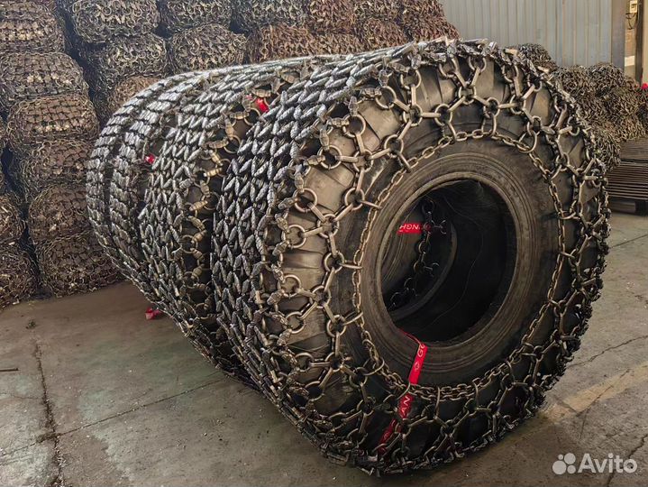 Цепь шинозащитная размер 17.5-25. Цепи на колеса
