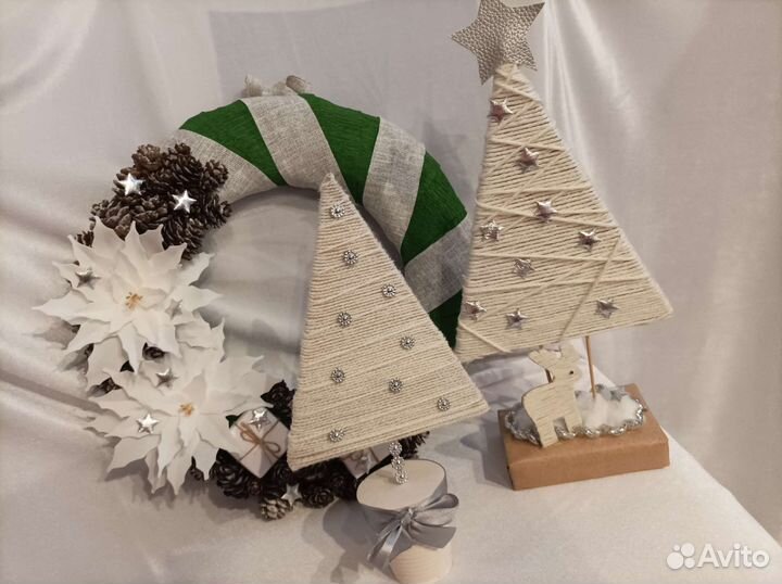 Зимние поделки в детский сад/школу